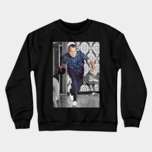 President Richard Nixon bowling at the White House Crewneck Sweatshirt